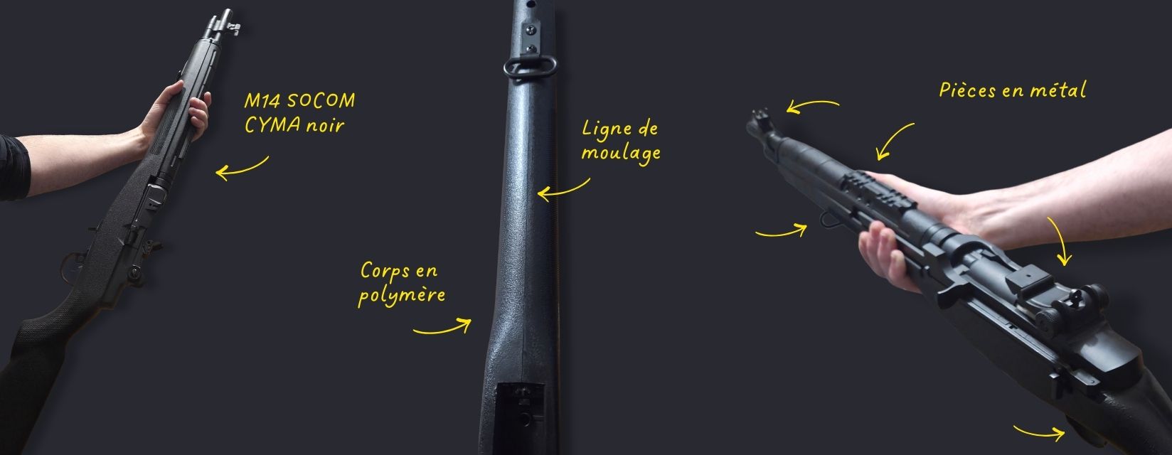m14 socom cyma noir